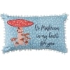 Spring Mushroom Accent Pillows - Mushroom in My Heart