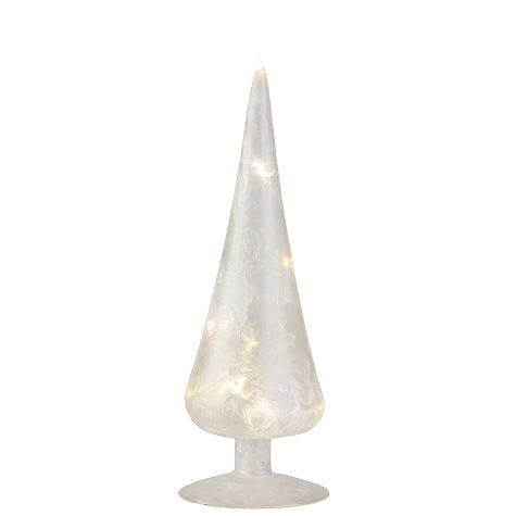 Nordic Lighted Glass Trees - 14"