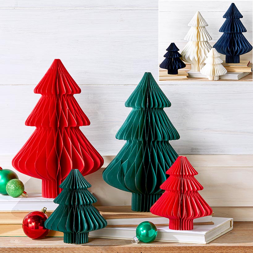 Winter or Holiday Themed Paper Trees | LTD Commodities