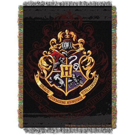 Licensed Tapestry Throws - Hogwarts Crest