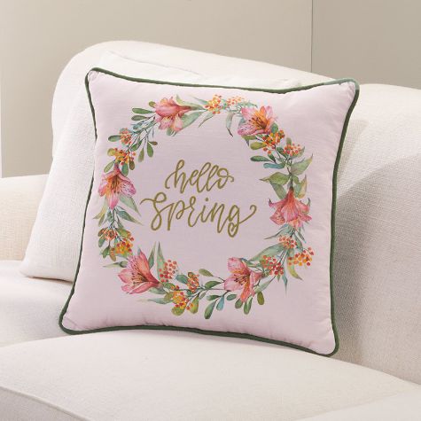 Butterfly Floral Accent Pillows - Hello Spring