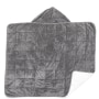 10-Lb. Hooded Weighted Throws - Charcoal