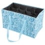 Springtime Fashionable Shoe Storage Bins - Shoe Storage Bin Blue Circles
