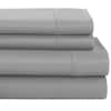 Essential Microfiber Solid Sheet Sets - Dark Gray Twin