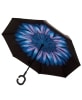 Inverse Opening Flip-Resistant Umbrellas