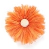 Natural Hays and Grasses Home Accents - Orange Button Wreath