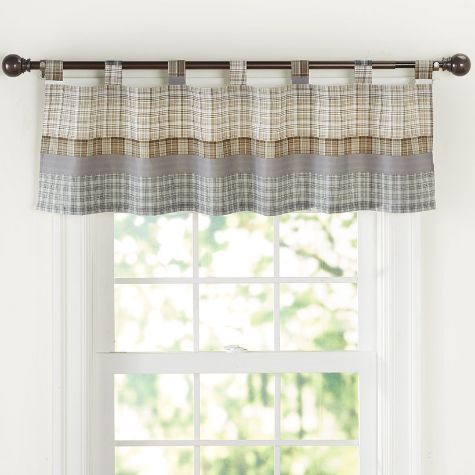 Gold Rush Window Collection - Gray Valance