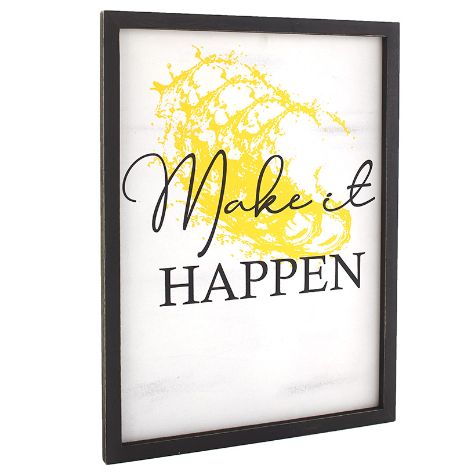Home Office Decorative Accents - Make it Happen Wall Art