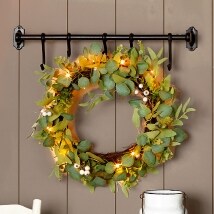 Farmhouse Hanging Rack with Hooks
