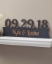 Our Special Day Personalized Wood Plaques - Black