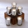 Sets of 6 LED Tealight Candles with Holders