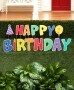 15-Pc. Happy Birthday Yard Stakes