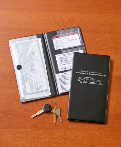 Car Registration and Insurance Wallets - Set of 2