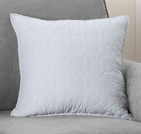 Solid Quilted Decorative Pillows