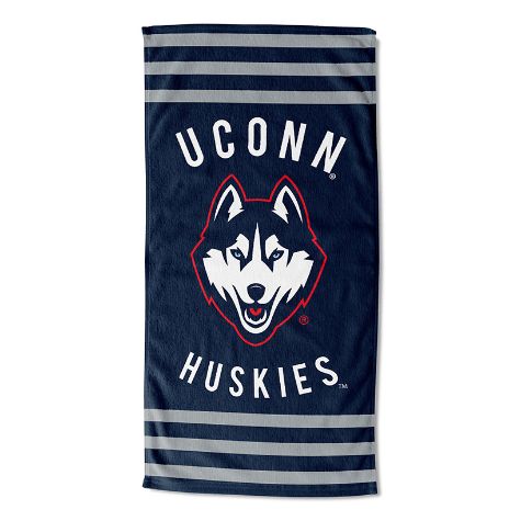 NCAA 30" x 60" Striped Beach Towels - Uconn