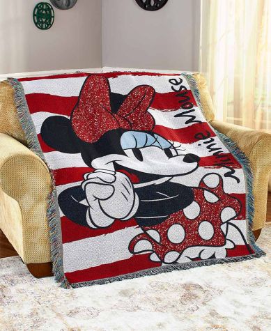 Classic Disney Tapestry Throws - Minnie Mouse