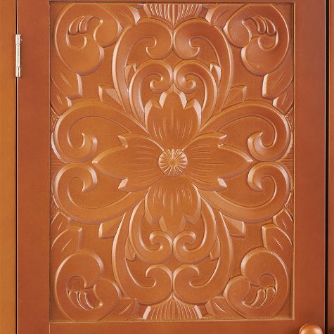 Carved Design Storage Cabinets