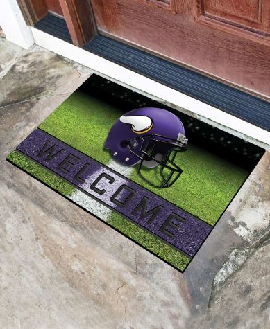 NFL Welcome Rubber Doormats - Vikings