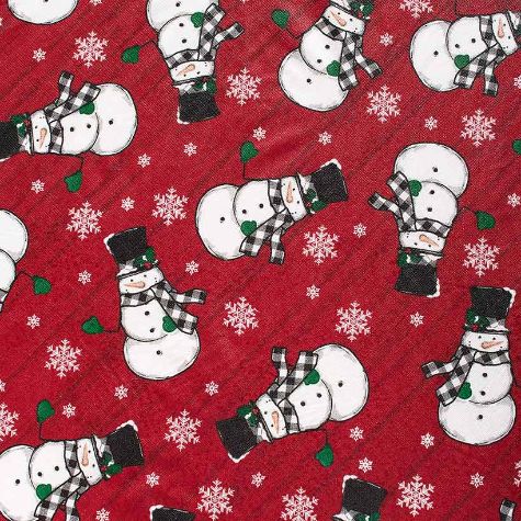 Custom Fit Christmas Table Covers - Snowman Oval