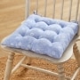 Blue Floral Chair Pad