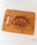 Personalized Bamboo Cutting Board - World's Best Dad