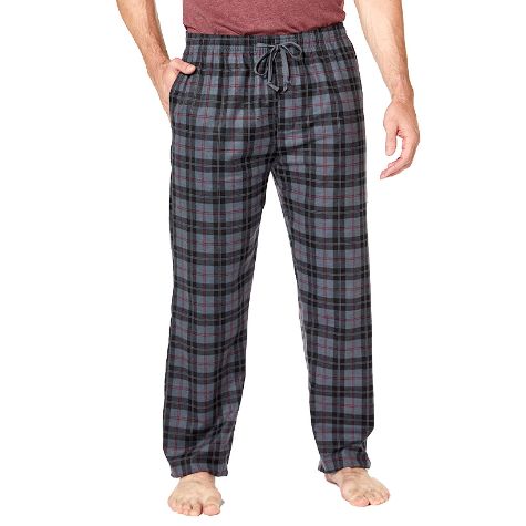 Men's Set of 3 Plaid Flannel Pants