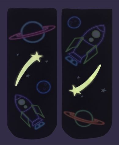 Glow-in-the-Dark Low-Cut Socks