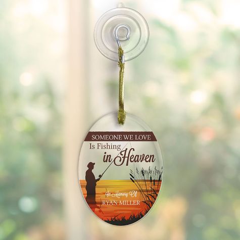 Personalized Someone We Love Memorial Ornaments - Fishing