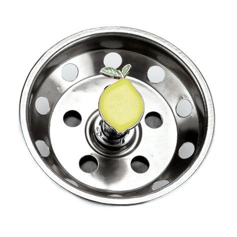 Whimsical Icon Sink Strainer - Lemon