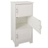 3-Door Cabinets - White