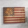 Indoor/Outdoor Lighted American Flag Art