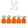 Bunnies Garden Stakes - Set of 6 Bunny and Carrot