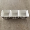 Plaid Entertaining Collection - Condiment Tray