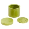 Grease Saver Container with Strainer - Green