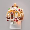 Lighted Gingerbread Holiday Accents - Camper Night Light