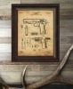 Framed U.S. Patent Wall Art - 1911 Browning