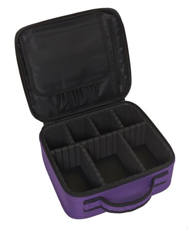 Travel Organizer Case with Adjustable Dividers
