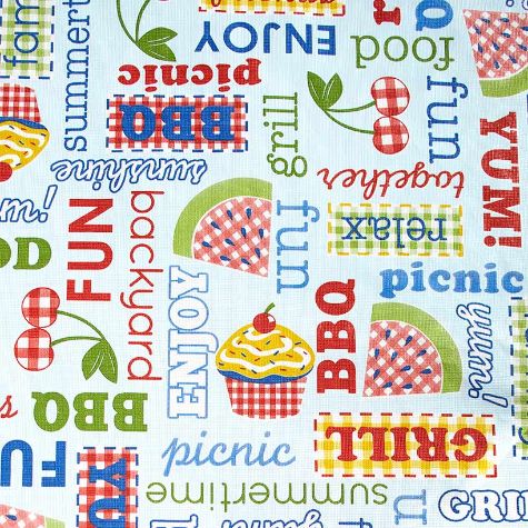 Custom Fit Summer Table Covers - Oval BBQ