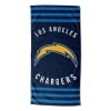 NFL 30" x 60" Striped Beach Towels - Chargers