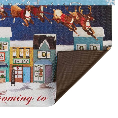 Holiday Cushion Kitchen Runners - Christmas Town