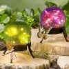 Solar Glass Ball on Stand