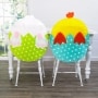 Set of 2 Easter Dining Chair Covers