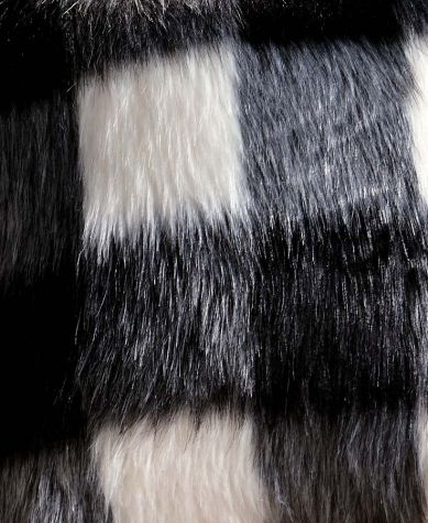 Faux Fur Buffalo Plaid Throws or Pillows
