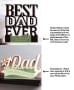 Personalized Best Dad Wood Plaques