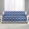 Christmas Blue Floral Accent Pillow or Furniture Protectors - Sofa