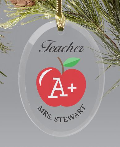 Personalized Occupation Ornaments - Teacher
