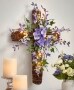 Lighted Floral Crosses - Purple