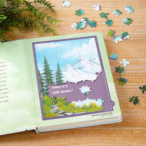 Bob Ross® Happy Little Jigsaw Puzzle Book