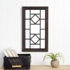 Decorative Wooden Mirror - Black