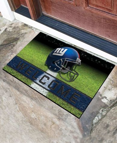 NFL Welcome Rubber Doormats - Giants